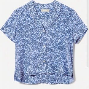 Everlane Floral Button Down Shirt